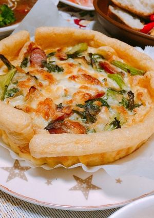 パーティーに♩油揚げで簡単キッシュ☆-レシピのメイン写真
