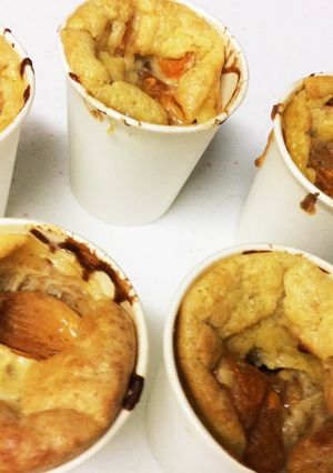 HMと紙コップで〜熟柿の濃厚ケーキ-レシピのメイン写真