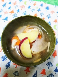 さつま芋の味噌汁-レシピのメイン写真