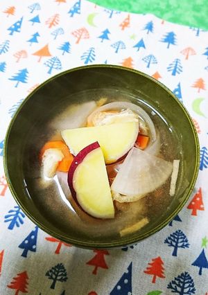 さつま芋の味噌汁-レシピのメイン写真
