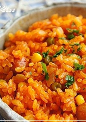野菜ジュースde炊き込みチキンライス-レシピのメイン写真