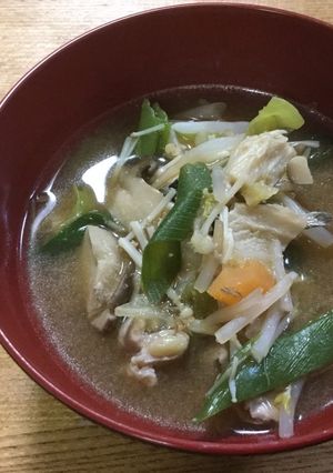 残り物救済全て引き受け☆リメイク味噌汁♫-レシピのメイン写真