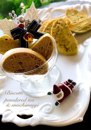 もち麦入り抹茶ビスコッティ-レシピのメイン写真