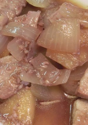 大人の味、豚肉・リンゴ・玉ねぎのワイン煮-レシピのメイン写真