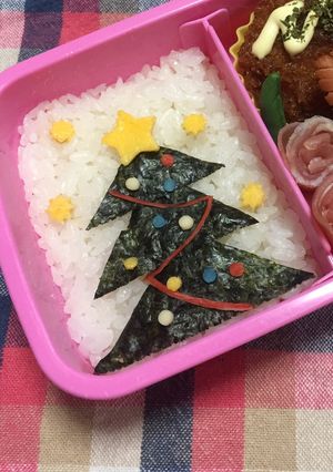 【お弁当】☆クリスマスツリー☆-レシピのメイン写真