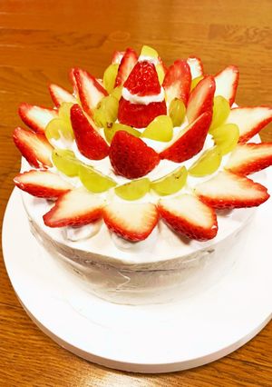 ⭐イチゴとマスカットのショートケーキ-レシピのメイン写真