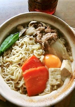 ヤマキ木場商店だし入り醤油鍋焼きラーメン-レシピのメイン写真