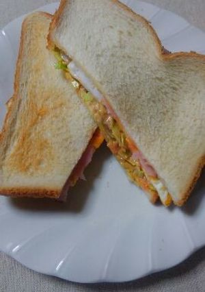 簡単ホットサンド-レシピのメイン写真