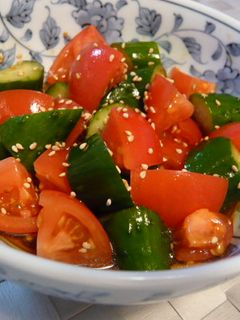 きゅうりとトマトの箸休め-レシピのメイン写真
