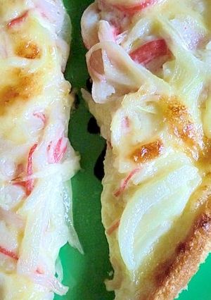 10分で♪とろとろカニグラトースト-レシピのメイン写真
