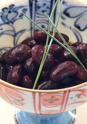 葡萄ジュースでふっくら黒豆-レシピのメイン写真