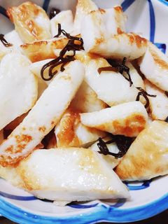 かまぼこと塩昆布炒め-レシピのメイン写真