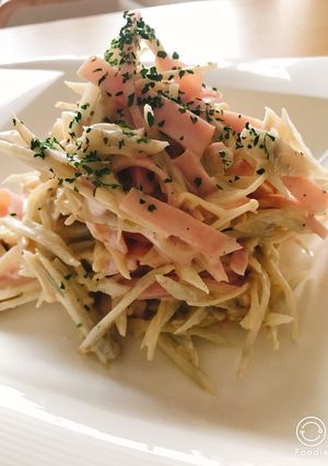 ごぼうとえのきのハムサラダ☆-レシピのメイン写真