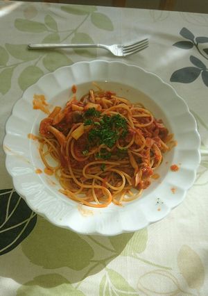 ツナときのこのスパゲッティ-レシピのメイン写真