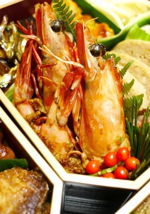 海老の自家製みそ漬け焼き　おせち料理-レシピのメイン写真