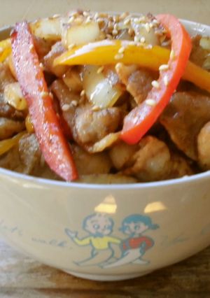 味付けはドレッシングだけ！？焼肉丼♪-レシピのメイン写真