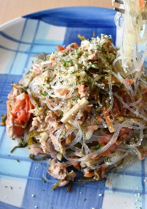 はるさめ大好き！トマトとツナのパスタ風-レシピのメイン写真