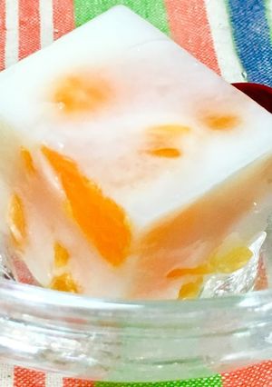 簡単☆みかんミルク寒天(牛乳かん)-レシピのメイン写真