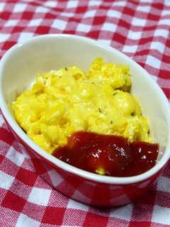 レンジで簡単!お弁当☆ふわたまチーズ-レシピのメイン写真
