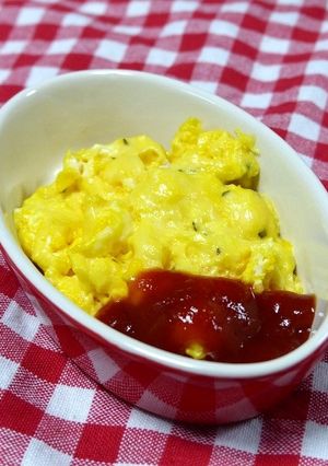 レンジで簡単！お弁当☆ふわたまチーズ-レシピのメイン写真