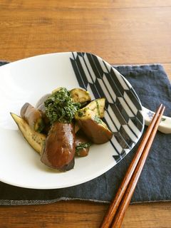 レンジで簡単和総菜☆なすの香味和え-レシピのメイン写真