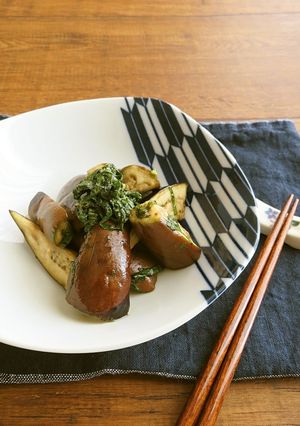 レンジで簡単和総菜☆なすの香味和え-レシピのメイン写真
