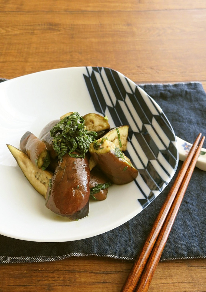レンジで簡単和総菜☆なすの香味和え-レシピのメイン写真