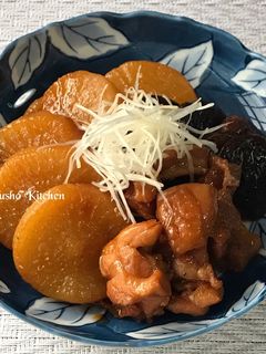 大根と鶏肉の照りましまし煮物-レシピのメイン写真