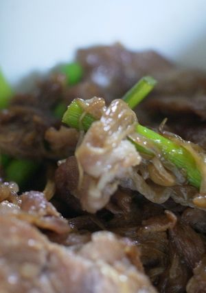 にんにくの芽と豚肉の炒め物-レシピのメイン写真