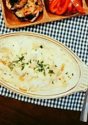キャンベルクラムチャウダー缶でドリア-レシピのメイン写真