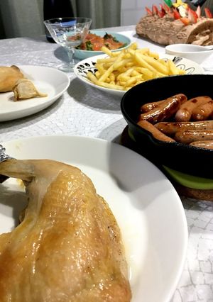ローストチキン-レシピのメイン写真