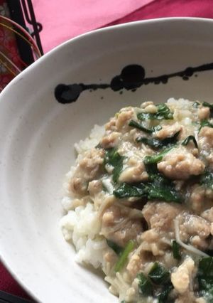ニラの味噌あんかけ丼-レシピのメイン写真