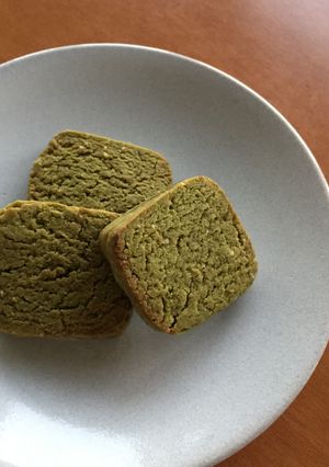 玄米粉100% 抹茶クッキー-レシピのメイン写真