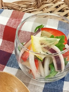 簡単やみつき!イカのセビーチェ-レシピのメイン写真