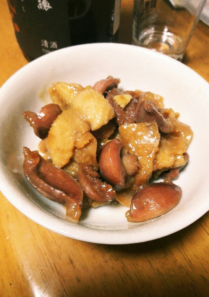 おうち居酒屋★ズリと鶏皮の照り煮★-レシピのメイン写真