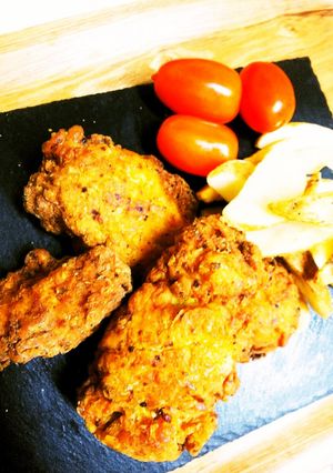 簡単!カレー粉DEフライドチキン♪-レシピのメイン写真