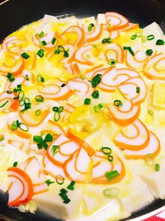 高野豆腐とかまぼこのふわとろ卵とじ♡-レシピのメイン写真