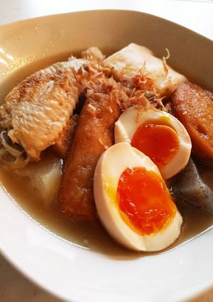 あとのせ半熟卵♪味しみ最高‼絶品おでん-レシピのメイン写真