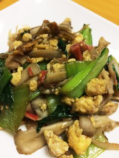 舞茸 卵 青梗菜のオイスターソース炒め☆-レシピのメイン写真