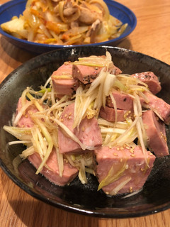 おつまみネギチャーシュー(ハム?)-レシピのメイン写真
