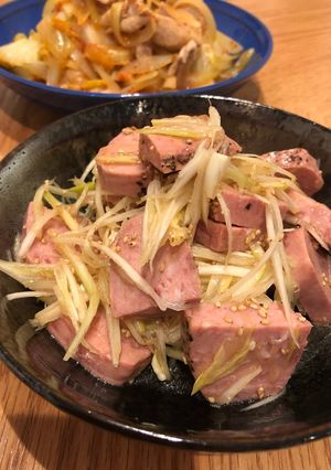 おつまみネギチャーシュー(ハム？)-レシピのメイン写真