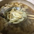 ゴボウと油揚げのかきたま汁うどん