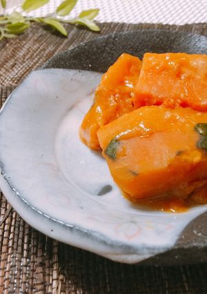 甘酒と醤油麹でかぼちゃ煮-レシピのメイン写真