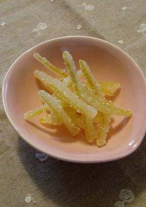 レンジでらくらく♪レモンピール-レシピのメイン写真
