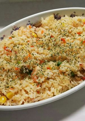 ウマウマ簡単♪炊飯器でエビピラフ-レシピのメイン写真