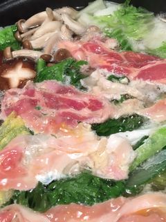 タイ風豚しゃぶ鍋-レシピのメイン写真