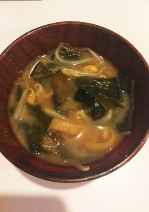 大豆と玉ねぎのお味噌汁-レシピのメイン写真