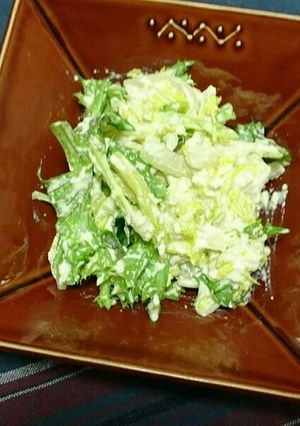 白菜とレタスの豆腐マヨサラダ-レシピのメイン写真