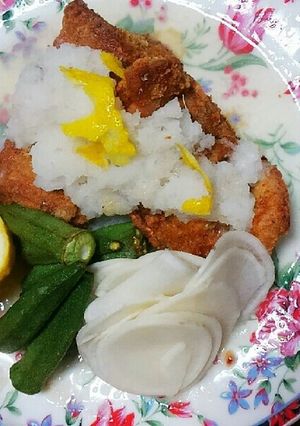 モモ肉の柚子おろしかけ❤ゆりさん風-レシピのメイン写真
