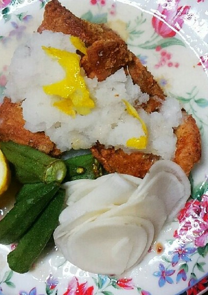 モモ肉の柚子おろしかけ❤ゆりさん風-レシピのメイン写真
